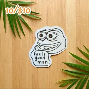 Sticker | Feels Good Man Pepe Meme | 2.5”